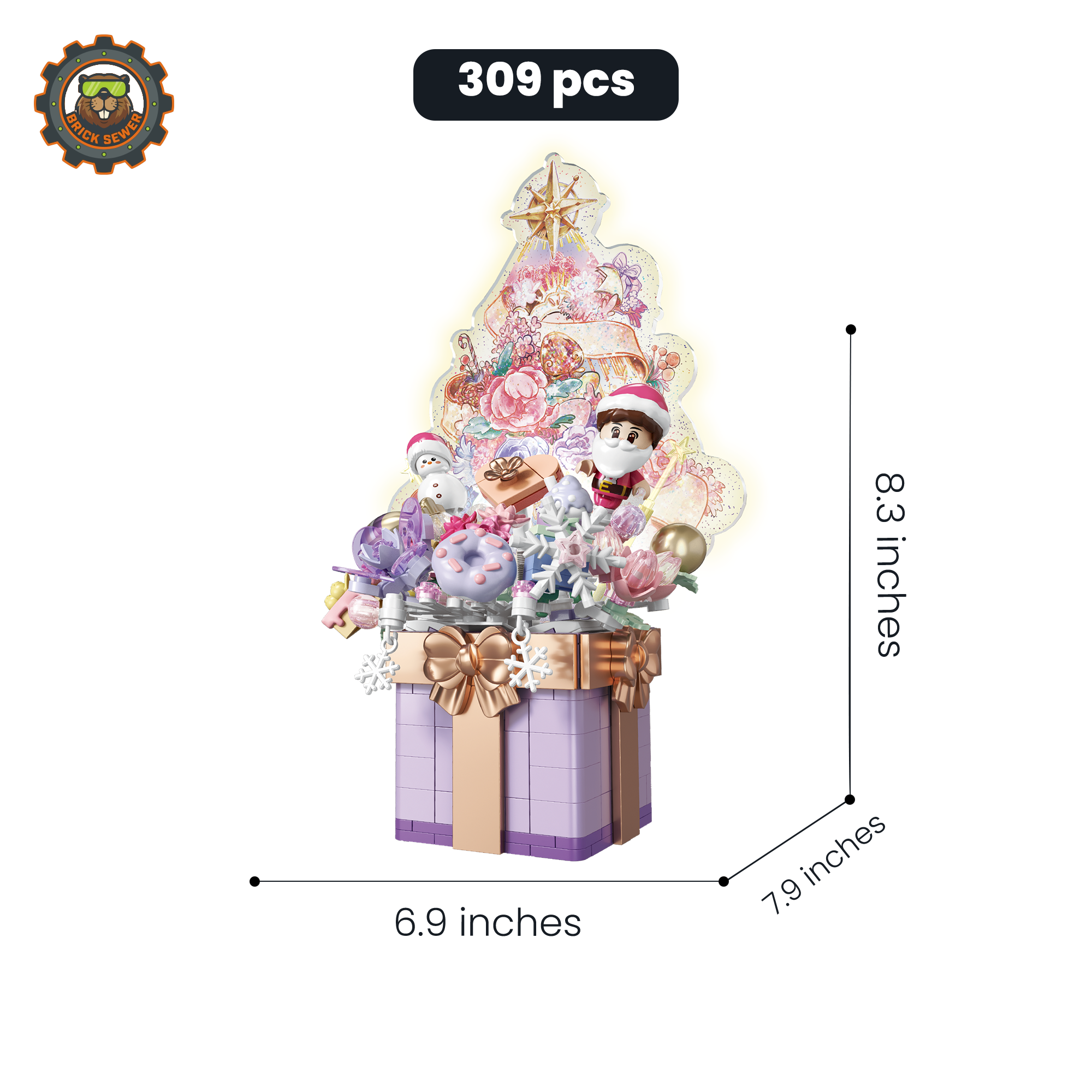 Floral Gift Building Blocks - Image 3 of 7 | TheBrickTube