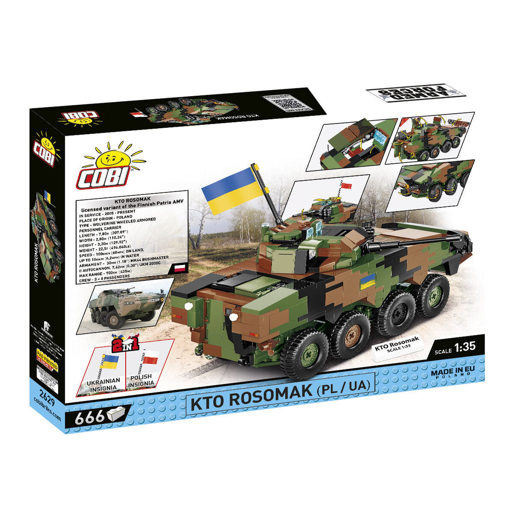 KTO Rosomak (PL/UA) Multi-Role Vehicle Building Set - Image 2 of 6 | TheBrickTube