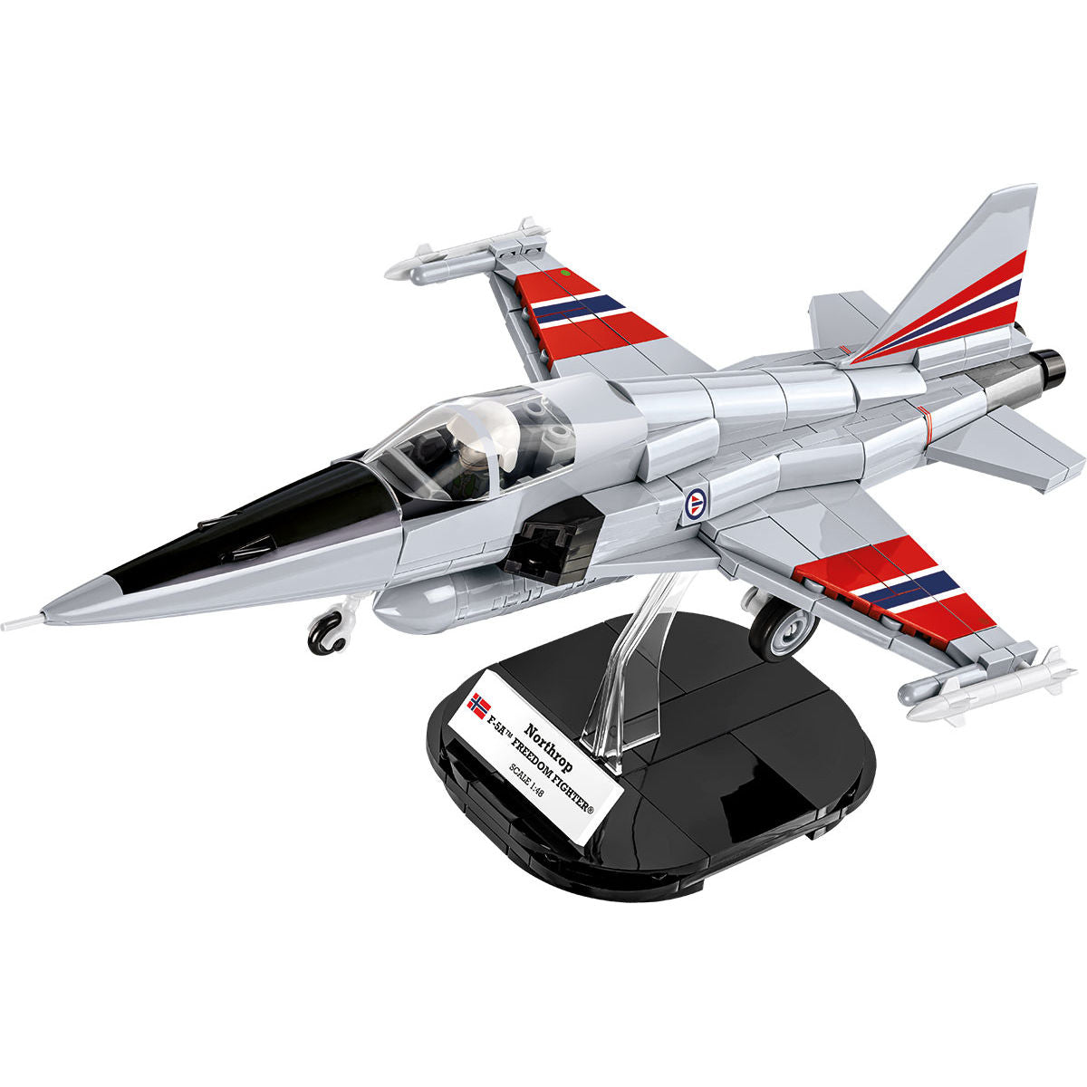 Northrop F-5A Freedom Fighter Jet Building Set - Image 6 of 6 | TheBrickTube