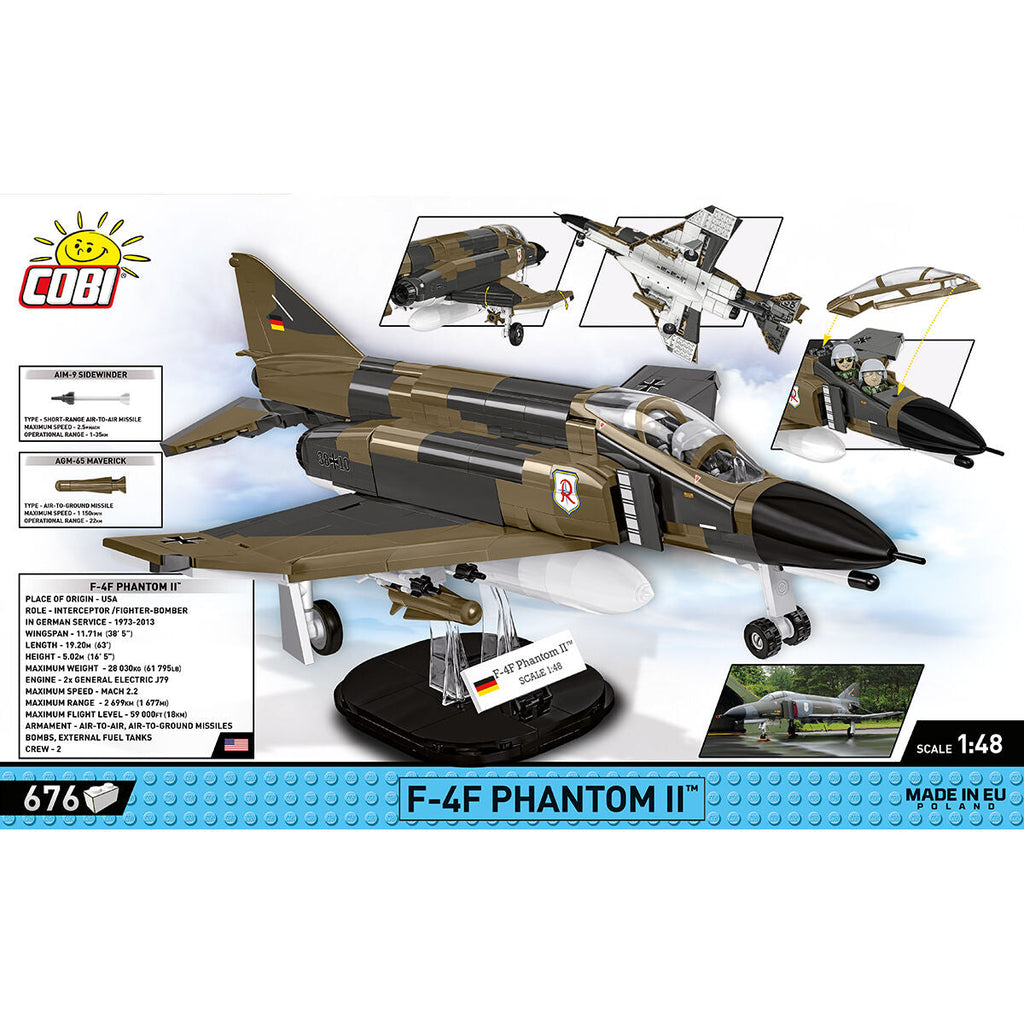 F-4F Phantom II Jet Fighter Building Set - Image 4 of 6 | TheBrickTube