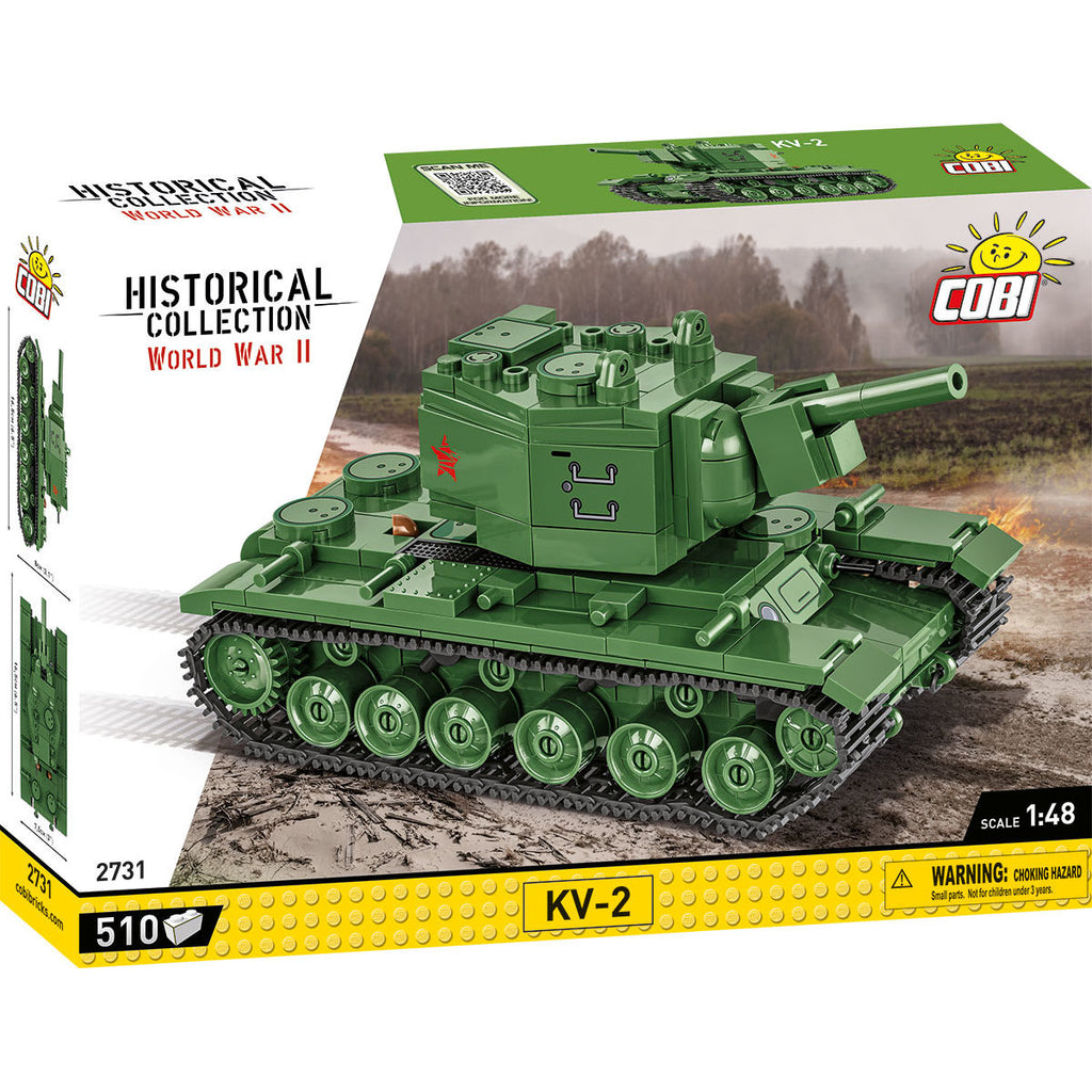 KV-2 Heavy Tank 1:48 Building Set - Main Image | TheBrickTube