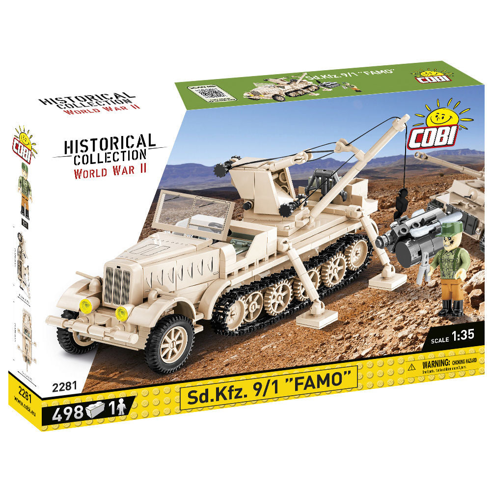 Sd. Kfz. 9/1 "Famo" Building Set - Main Image | TheBrickTube
