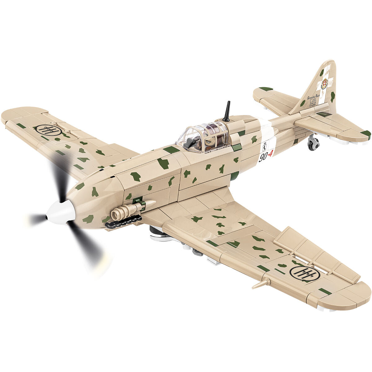 Macchi C.202 "Folgore" Fighter Building Set - Image 3 of 6 | TheBrickTube