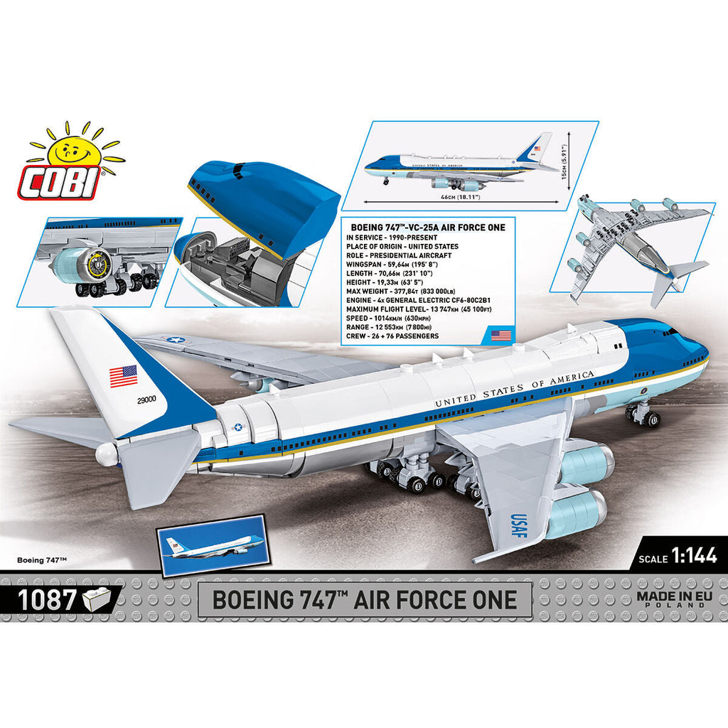 Boeing 747 Air Force One Building Set - Image 4 of 6 | TheBrickTube