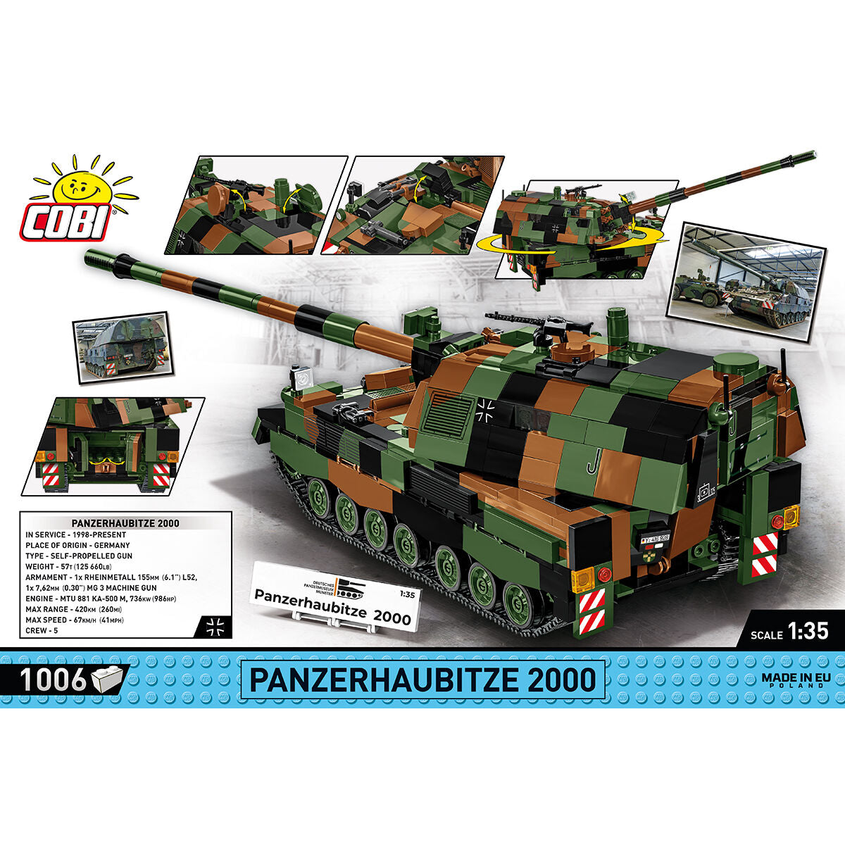 Panzerhaubitze 2000 Self-Propelled Howitzer Building Set - Image 4 of 6 | TheBrickTube