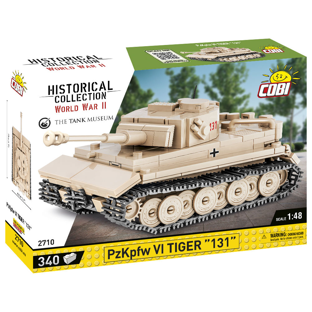 PzKpfw VI Tiger "131" Tank 1:48 Building Set - Main Image | TheBrickTube
