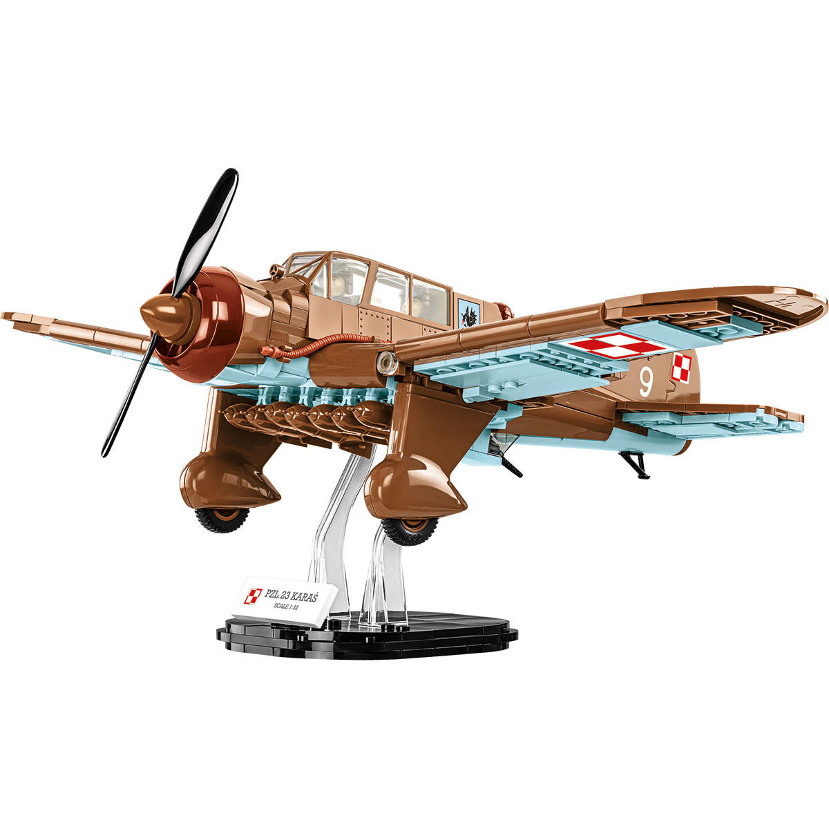 PZL.23 Karas Light Bomber Building Set - Image 6 of 6 | TheBrickTube