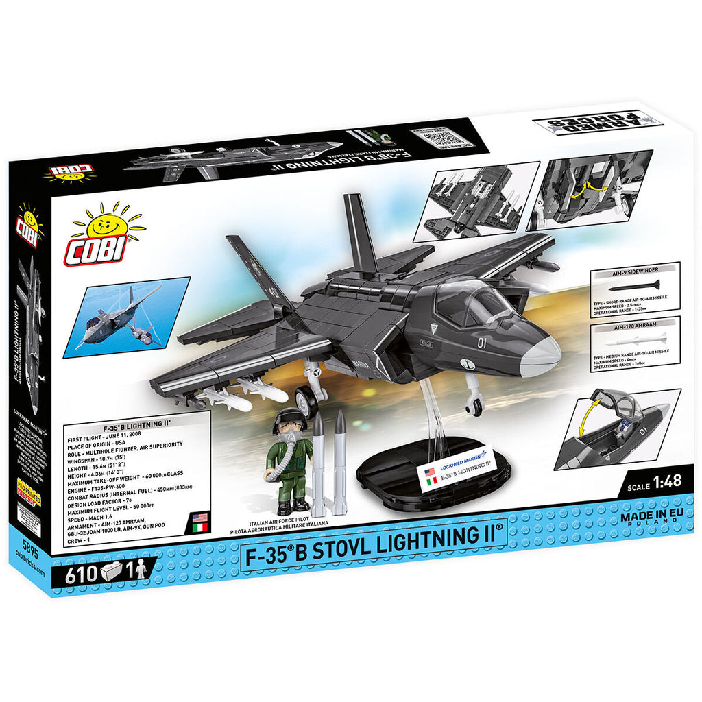 F-35B STOVL Lightning II Fighter Jet Building Set - Image 2 of 6 | TheBrickTube