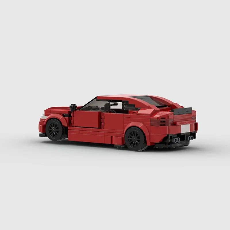 BMW M5 Competition brick model - rear angle view - TheBrickTube