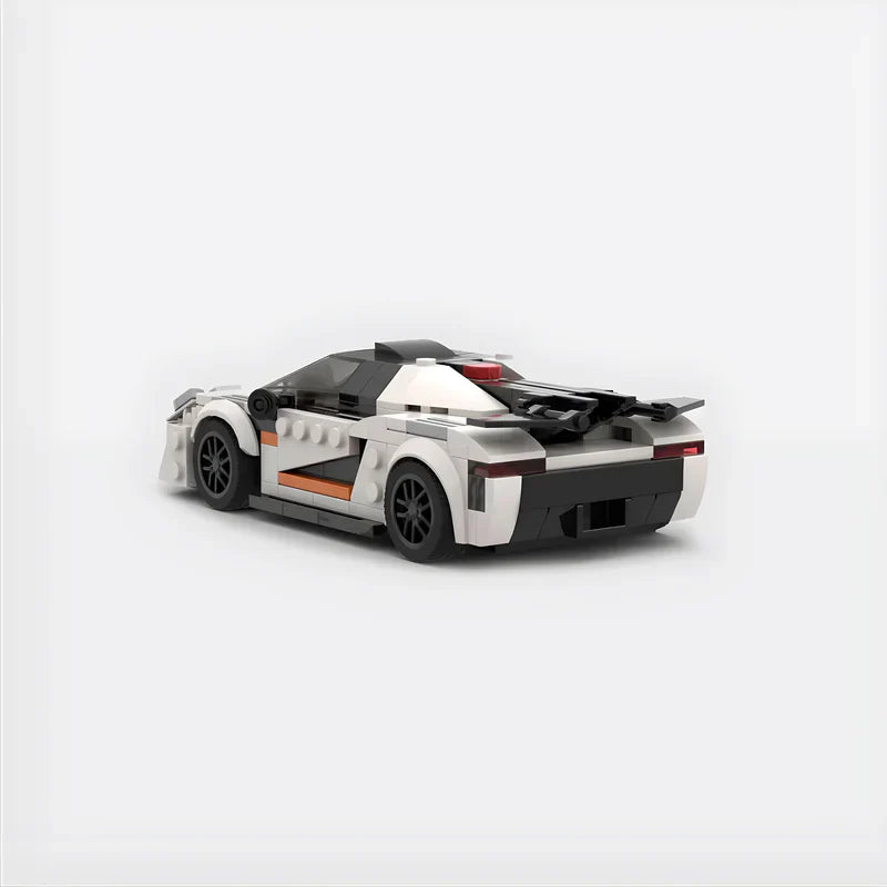Koenigsegg Agera 1:1 brick model - side profile view - TheBrickTube