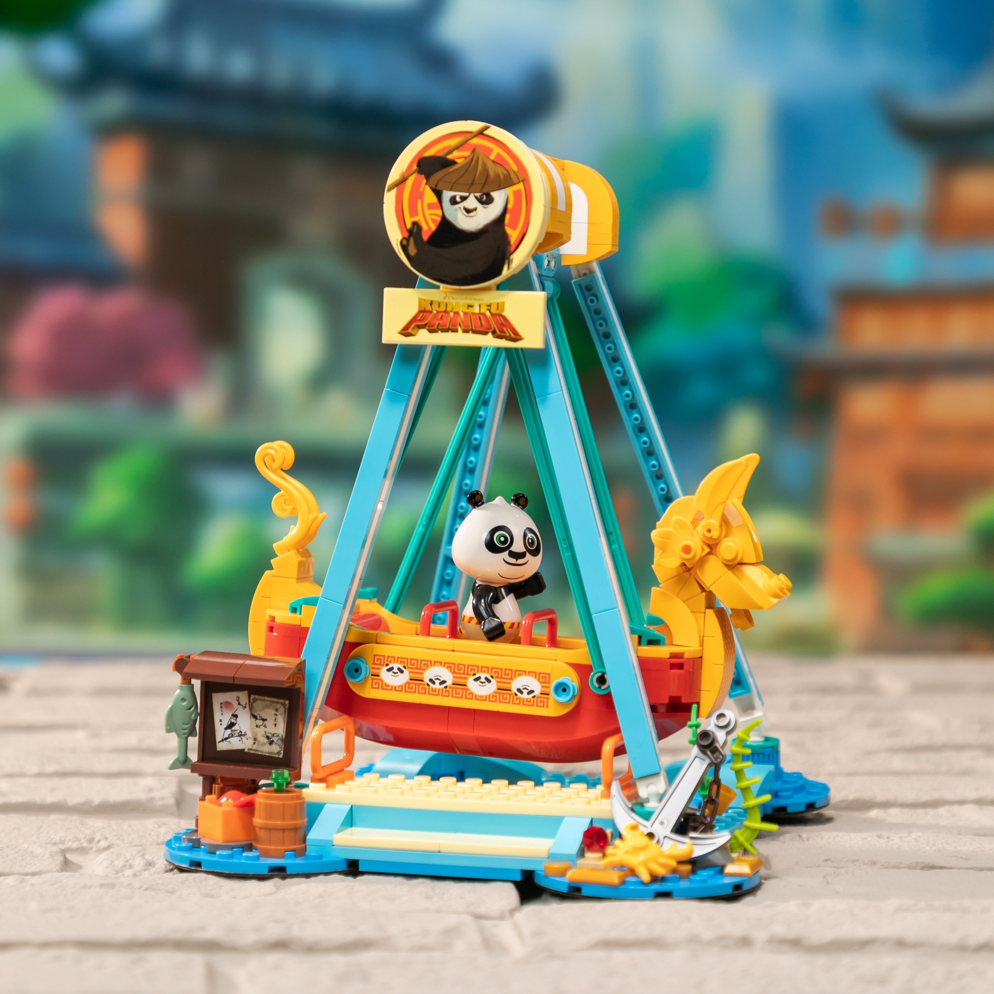 Pantasy x Kung Fu Panda Adventure Park · Pirate ship ride 86516 - Image 2 of 7 | TheBrickTube