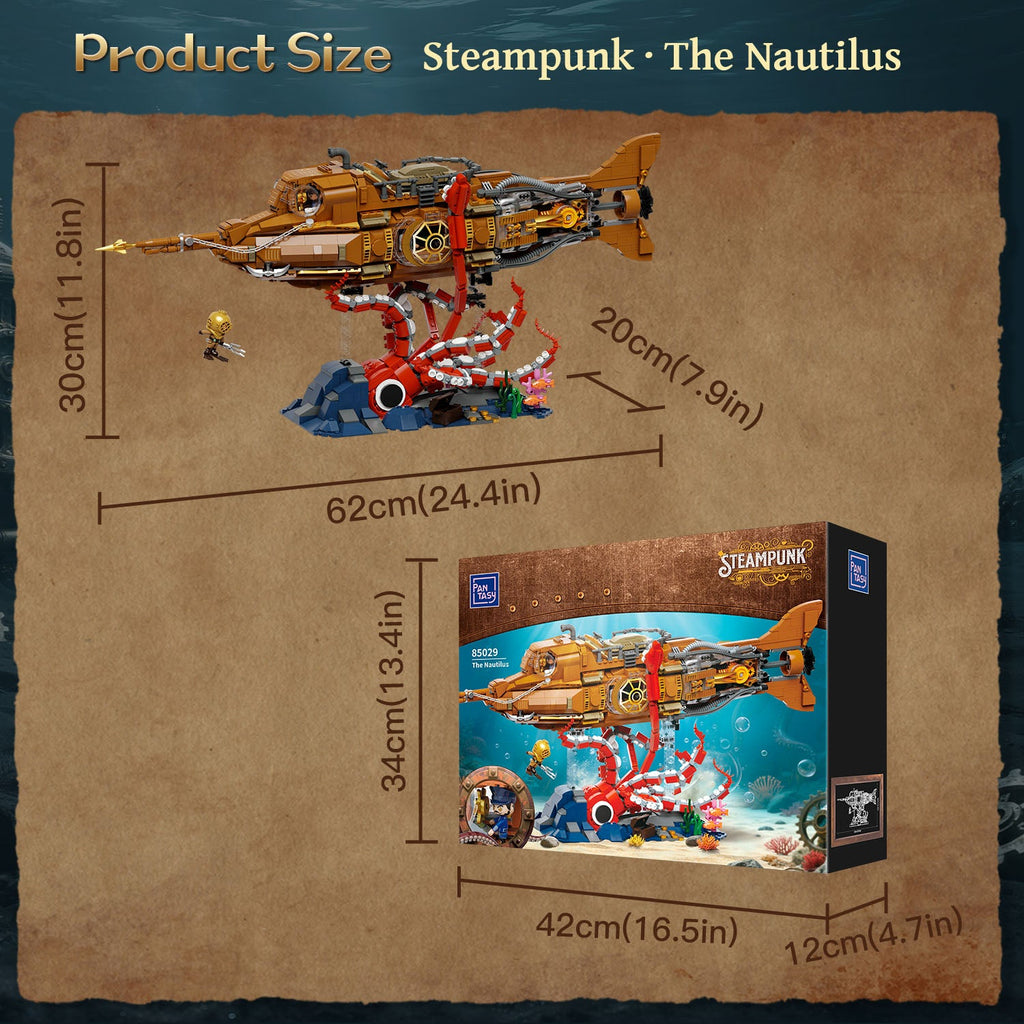 Pantasy Steampunk The Nautilus 85029 - Image 8 of 8 | TheBrickTube