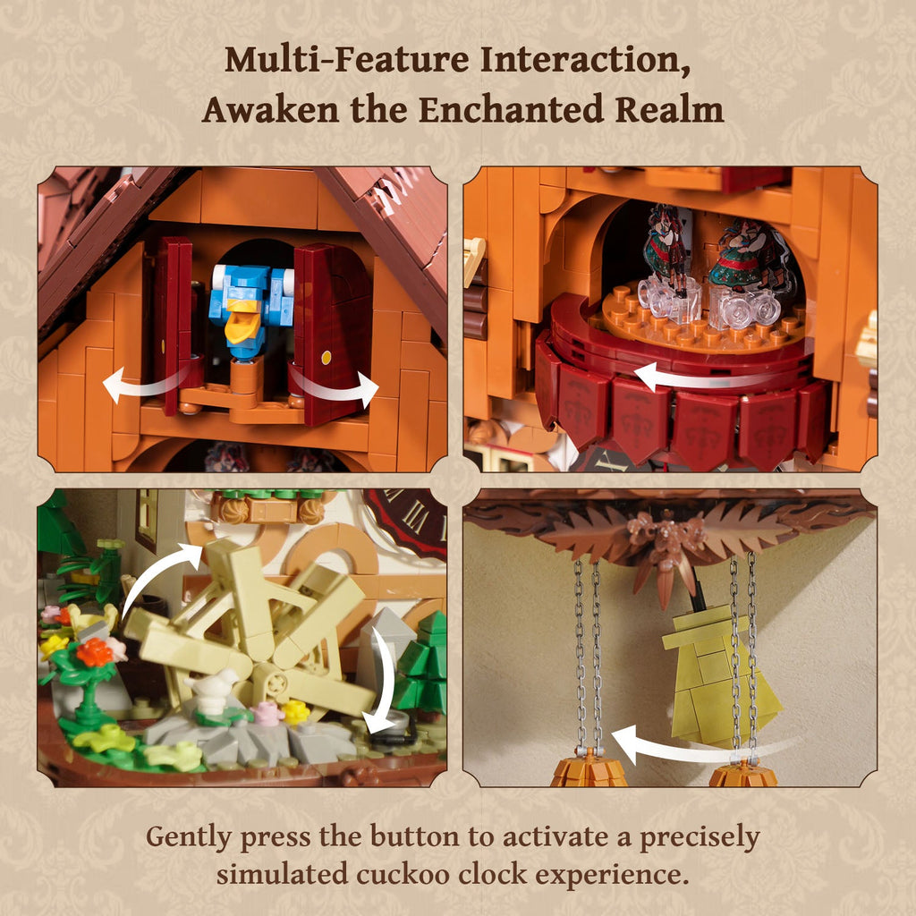 Pantasy Cuckoo Clock 85027 - Image 5 of 7 | TheBrickTube