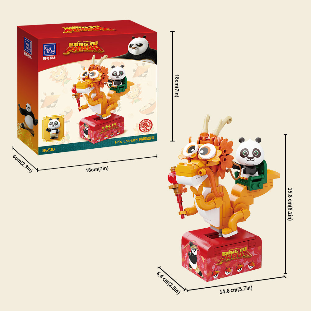 Pantasy X Kung Fu Panda Po's Cosrider 86510 - Image 4 of 4 | TheBrickTube