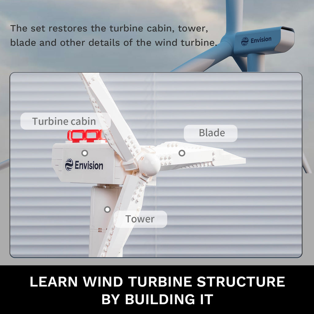 Pantasy X Envision Hyper Perception Wind Turbine 11014 - Image 13 of 13 | TheBrickTube