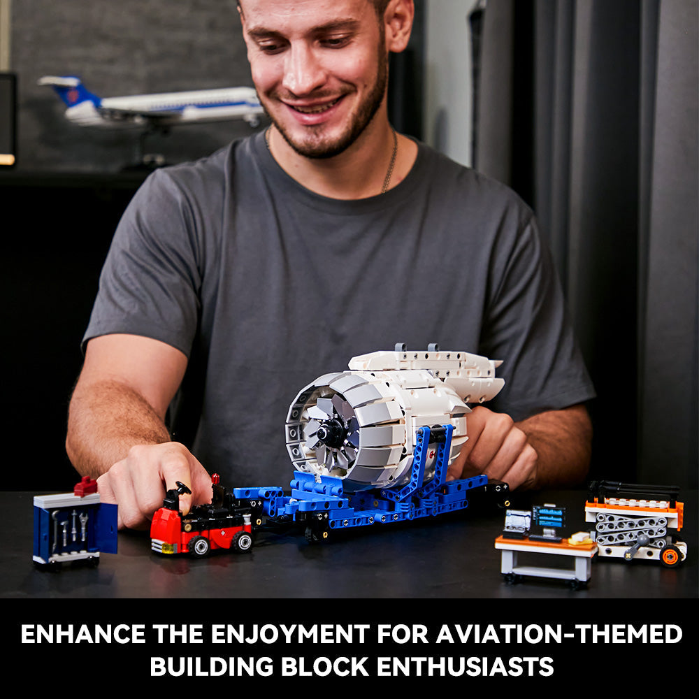 Aircraft Engine Maintenance Workshop 85006 | Mechanical Building Set - Image 6 of 7 | TheBrickTube