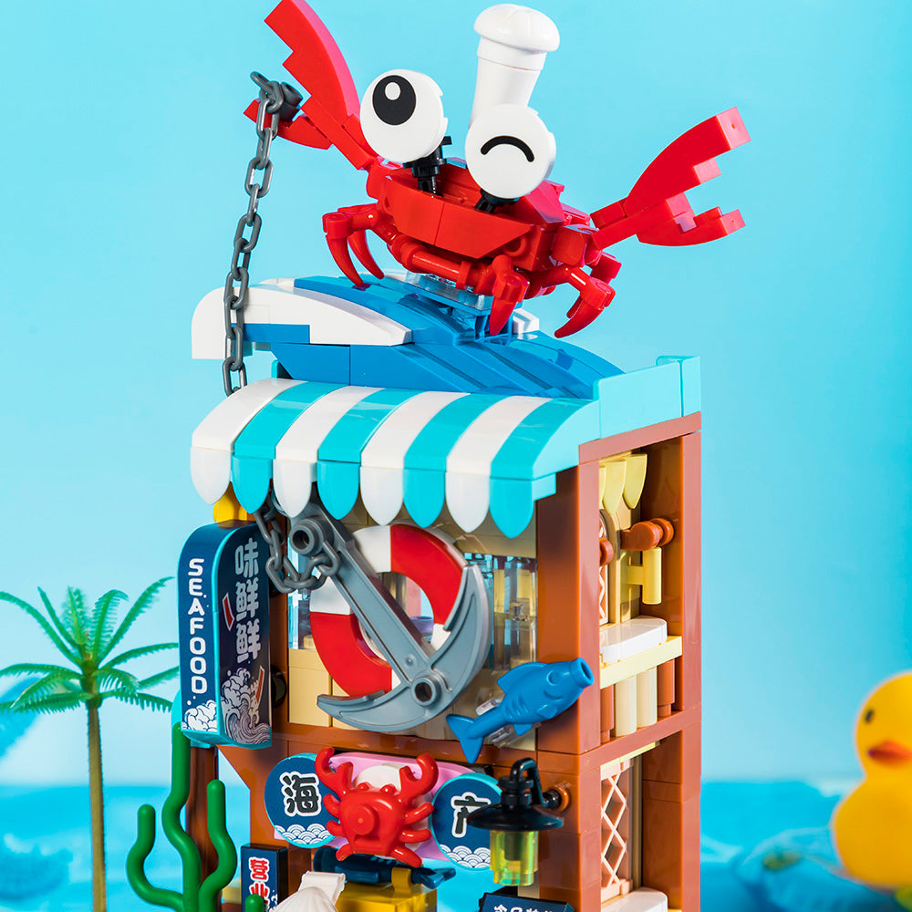 Food Street Series 56002 | Brick Building Set - Image 3 of 4 | TheBrickTube