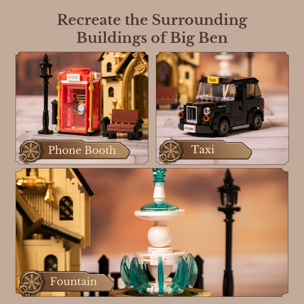 Pantasy Steampunk Series - Clock Tower Park 85008 - Image 7 of 8 | TheBrickTube