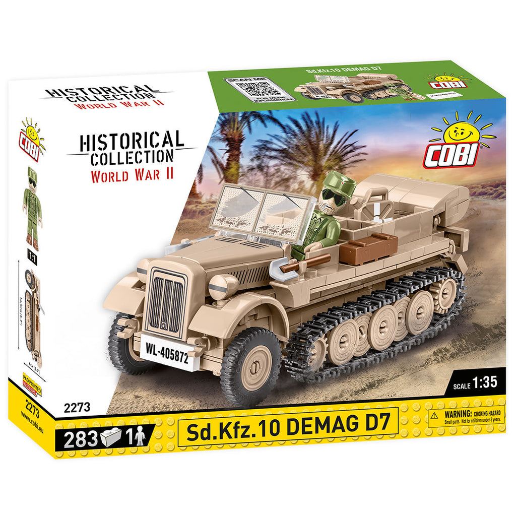 Sd.Kfz. 10 Demag D7 Building Set - Main Image | TheBrickTube