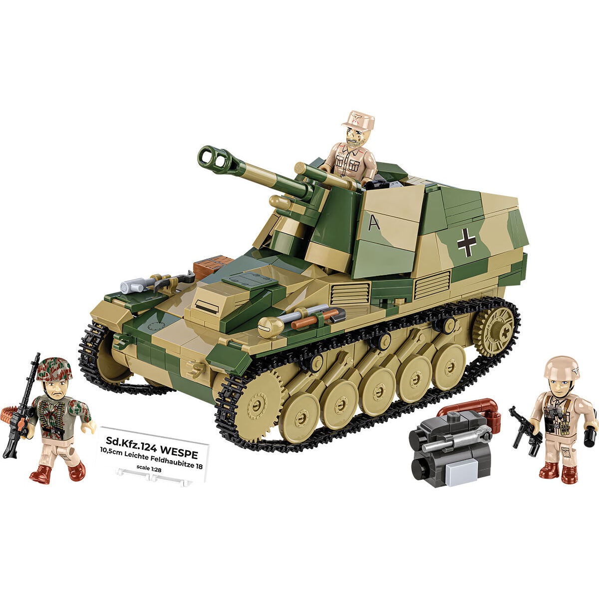 Executive Edition SD.KFZ.124 Wespe Self-Propelled Gun Building Set - Image 5 of 6 | TheBrickTube