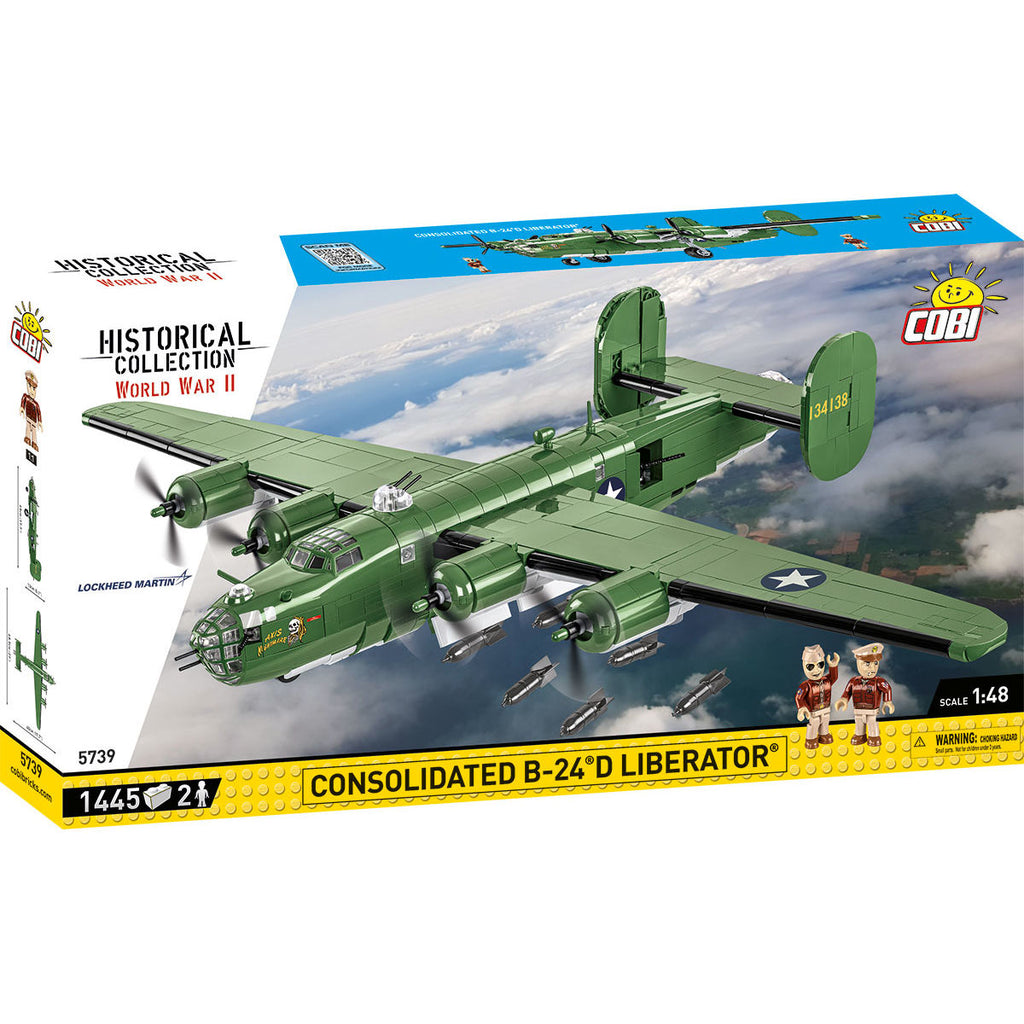 Consolidated B-24D Liberator Bomber Building Set - Main Image | TheBrickTube
