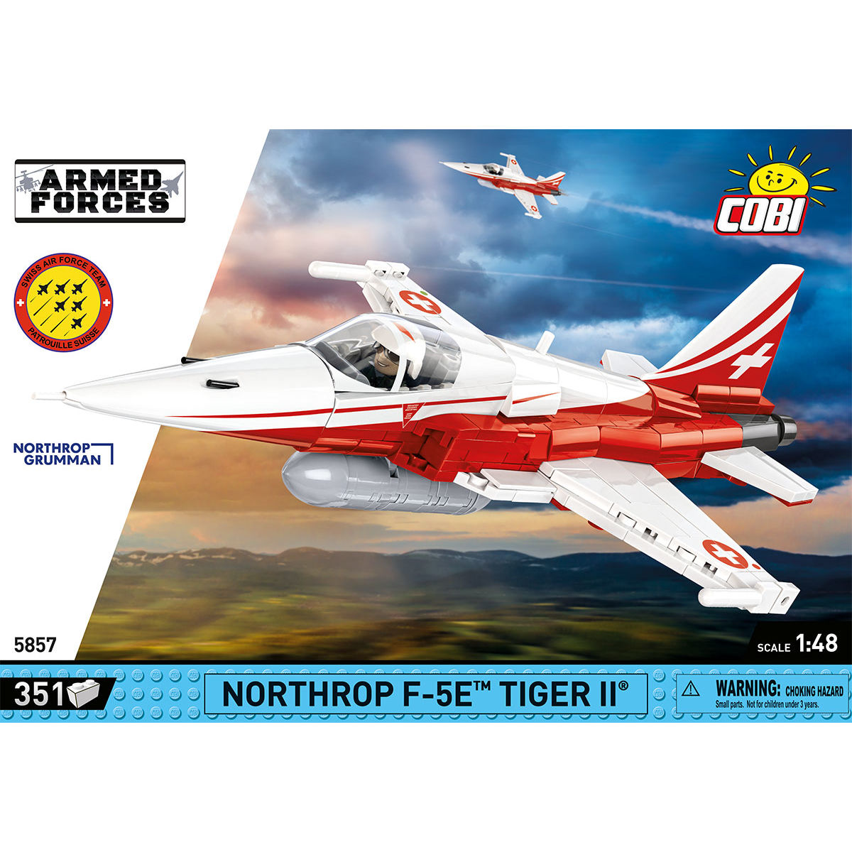 Northrop F-5E Tiger II Jet Building Set - Image 3 of 6 | TheBrickTube