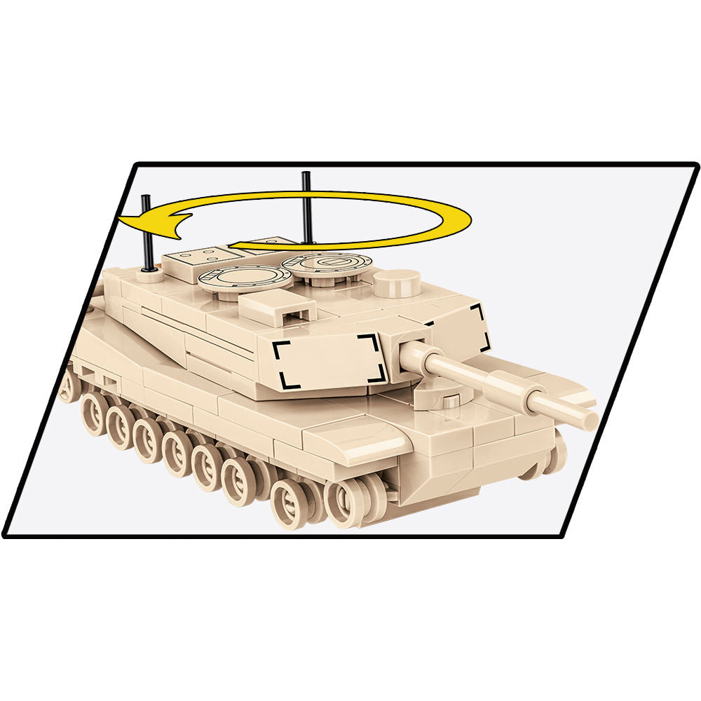 Abrams M1A2 Tank 1:72 Scale Building Set - Image 6 of 6 | TheBrickTube