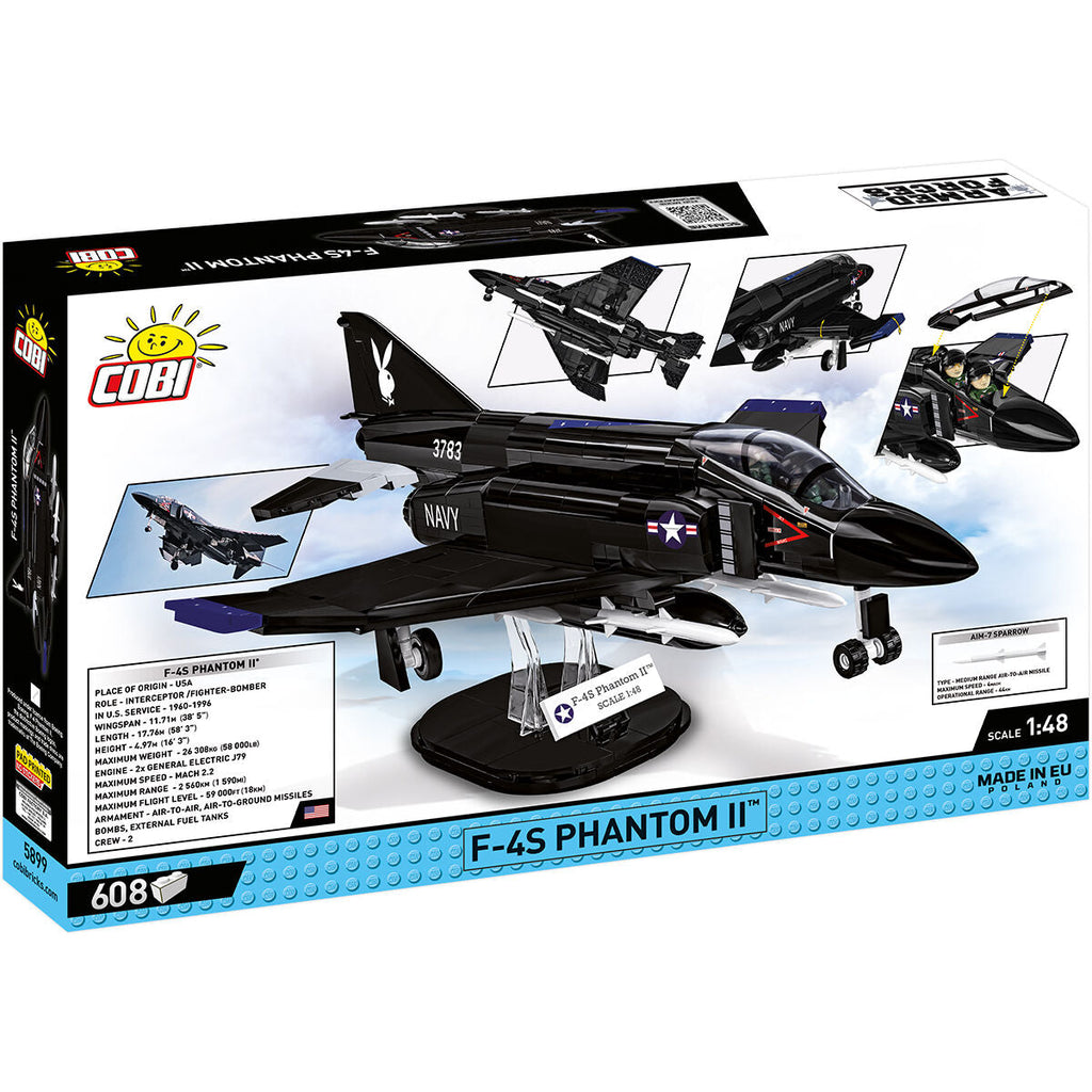 F-4S Phantom II Jet Fighter Building Set - Image 2 of 6 | TheBrickTube