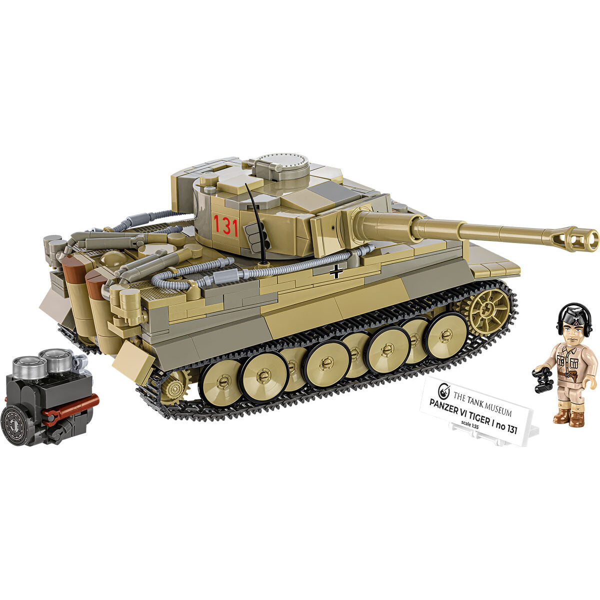 PANZER VI Tiger I No. 131 Tank Building Set - Image 6 of 6 | TheBrickTube