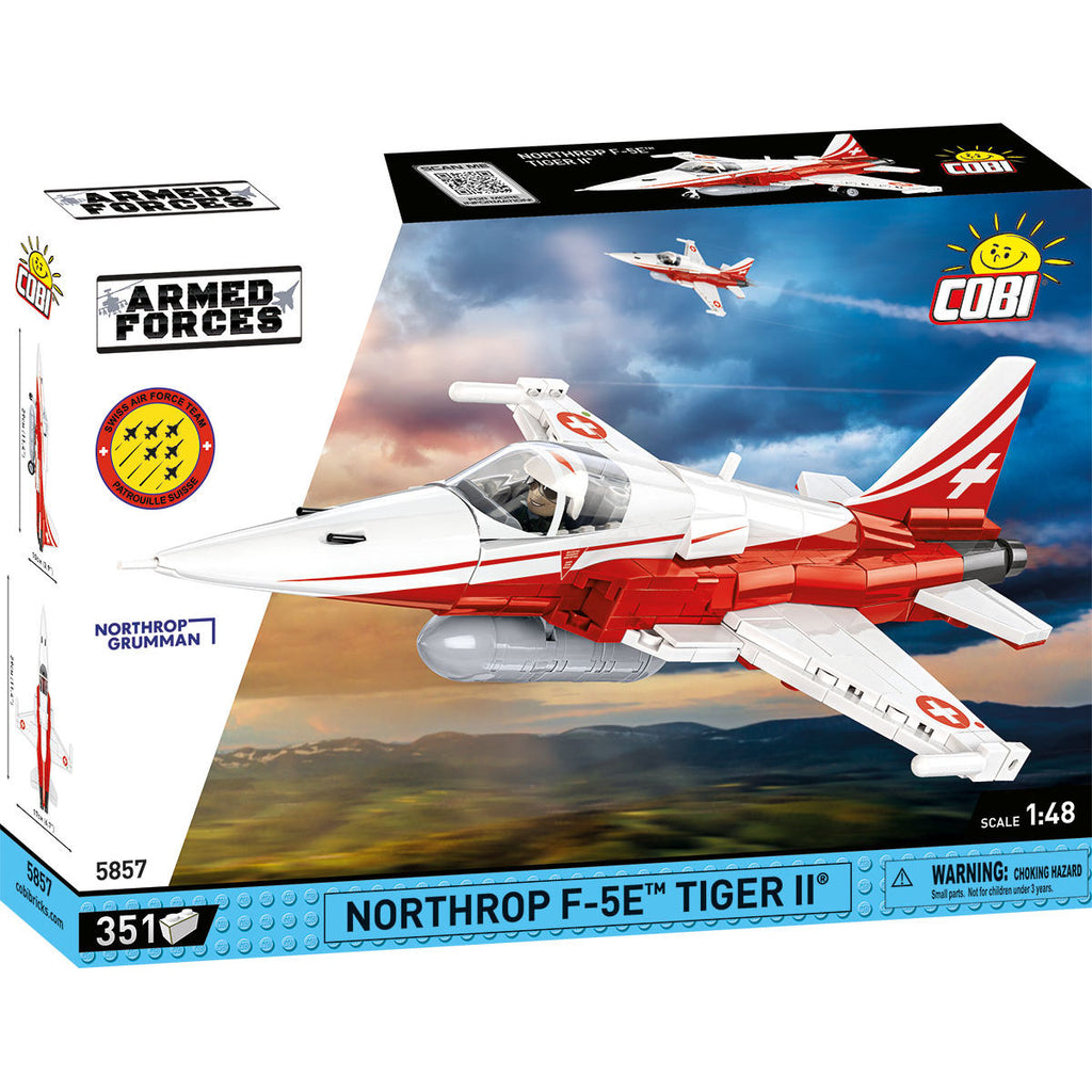 Northrop F-5E Tiger II Jet Building Set - Main Image | TheBrickTube
