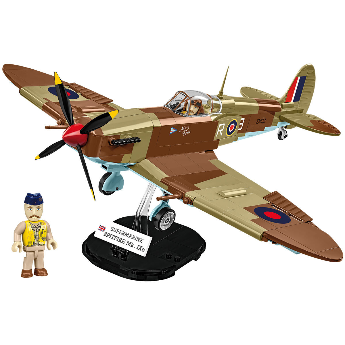 Supermarine Spitfire Mk. IXe Fighter Building Set - Image 6 of 6 | TheBrickTube