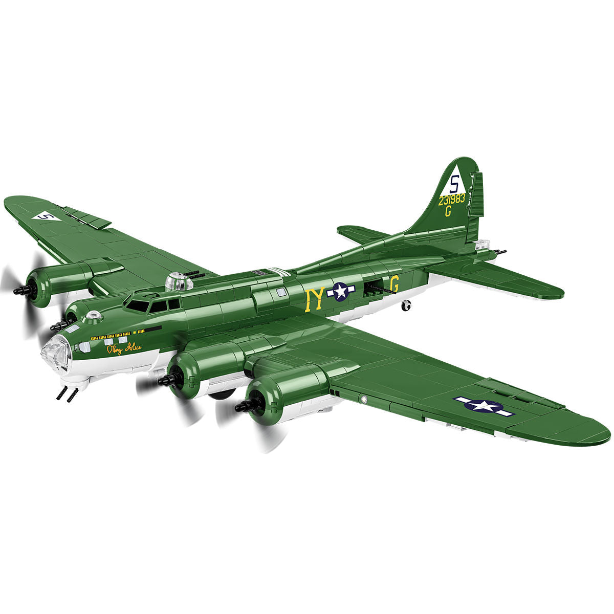 Boeing B-17G Flying Fortress Bomber Building Set - Image 5 of 6 | TheBrickTube