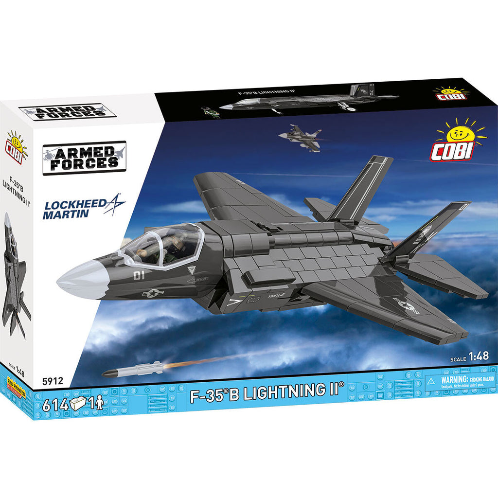 F-35B Marine Corps Lightning II Fighter Jet Building Set - Main Image | TheBrickTube