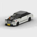 Rolls Royce Phantom brick model - front angle view - TheBrickTube