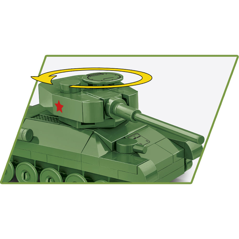 T-34-85 Tank 1:72 Scale Building Set - Image 6 of 6 | TheBrickTube