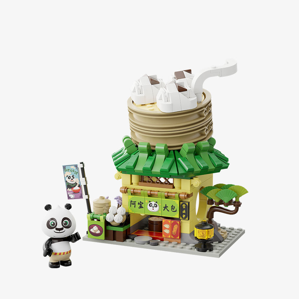 Pantasy X Kung Fu Panda Mini Street View- Po's Dumpling Shop 86505 - Main Image | TheBrickTube