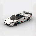 Lamborghini Aventador SVJ brick model - front angle view - TheBrickTube