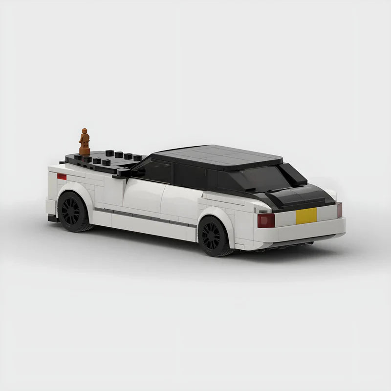 Rolls Royce Phantom brick model - side profile view - TheBrickTube
