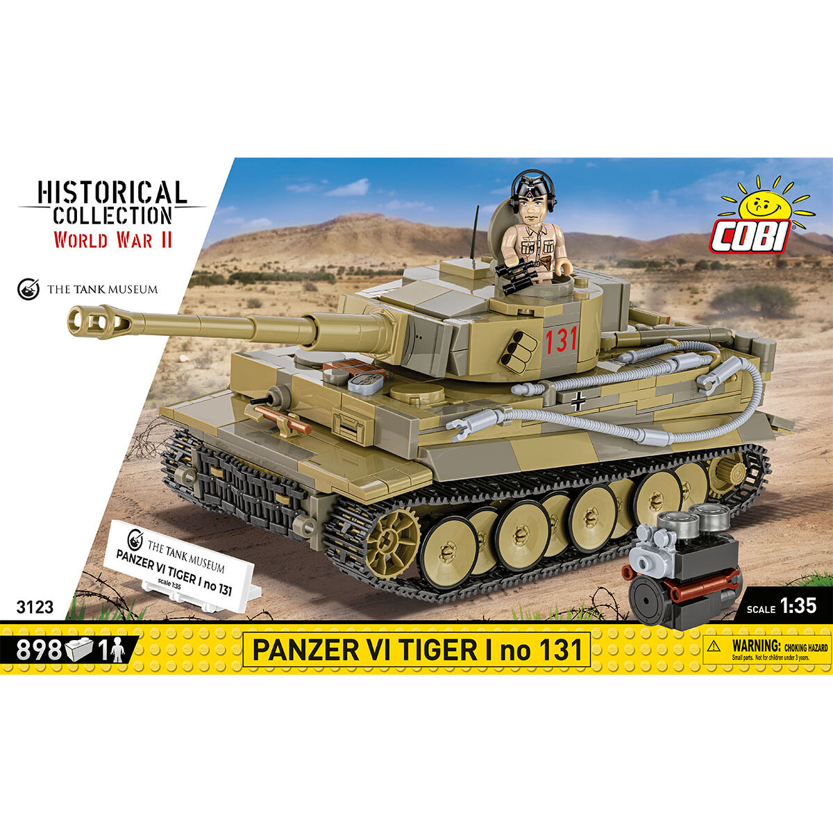 PANZER VI Tiger I No. 131 Tank Building Set - Image 3 of 6 | TheBrickTube