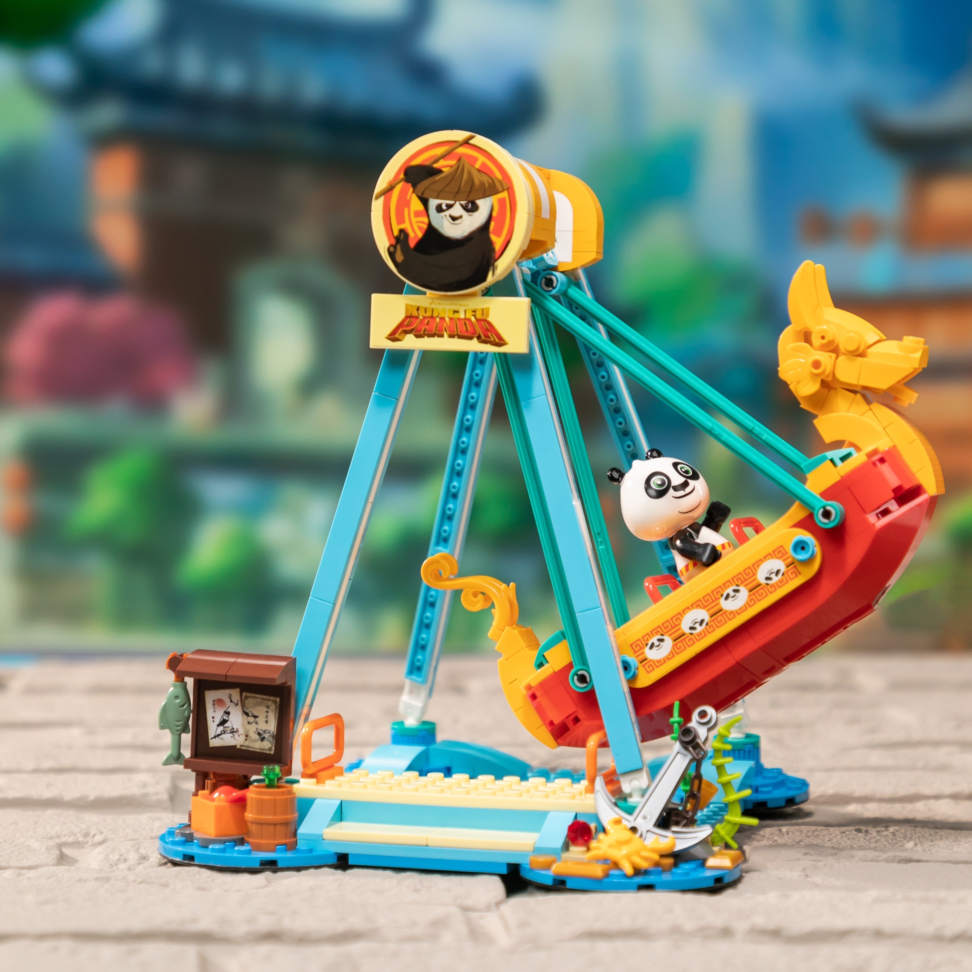 Pantasy x Kung Fu Panda Adventure Park · Pirate ship ride 86516 - Image 3 of 7 | TheBrickTube