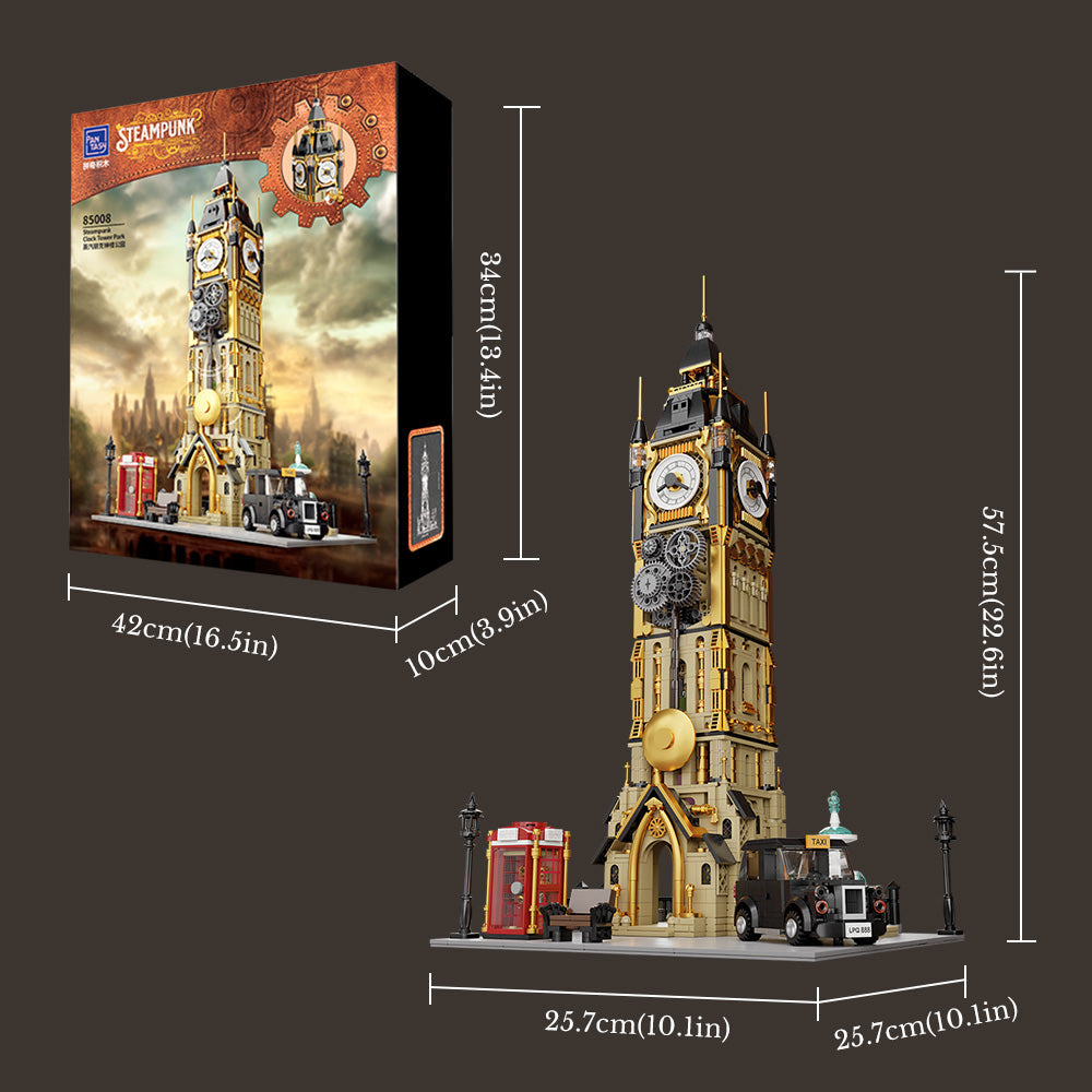Pantasy Steampunk Series - Clock Tower Park 85008 - Image 8 of 8 | TheBrickTube