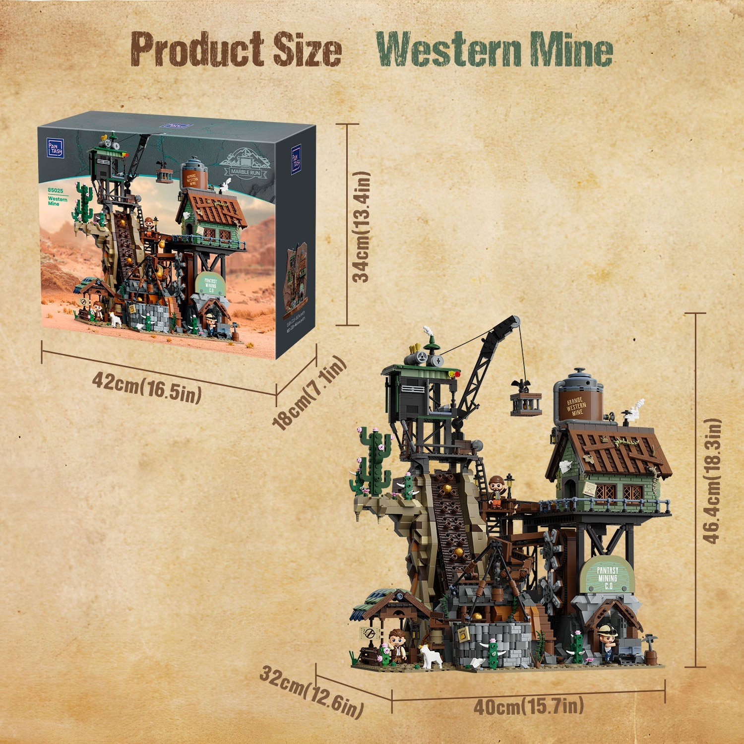 Pantasy Western Mine 85025 - Image 7 of 7 | TheBrickTube