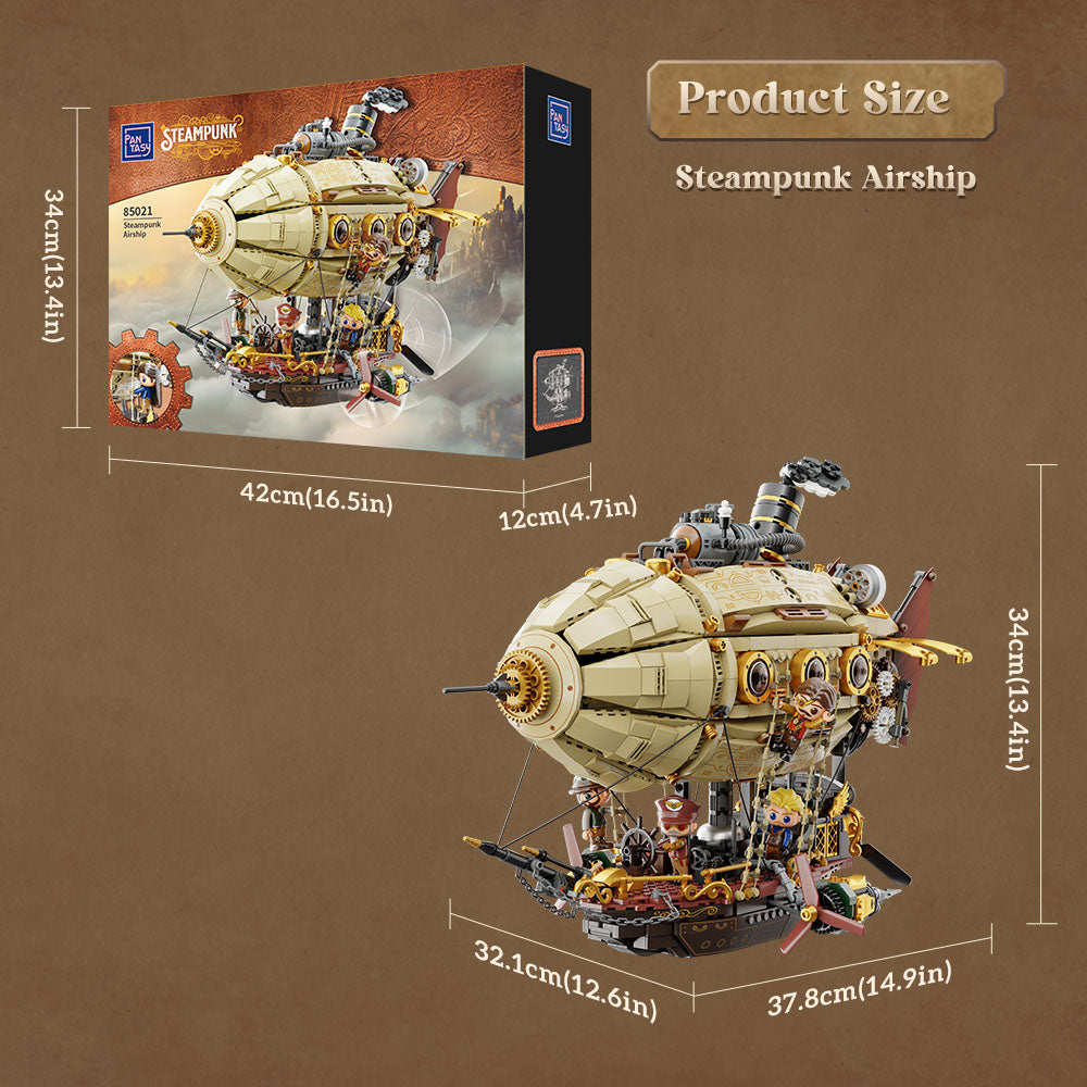 Pantasy Steampunk Airship 85021 - Image 7 of 7 | TheBrickTube