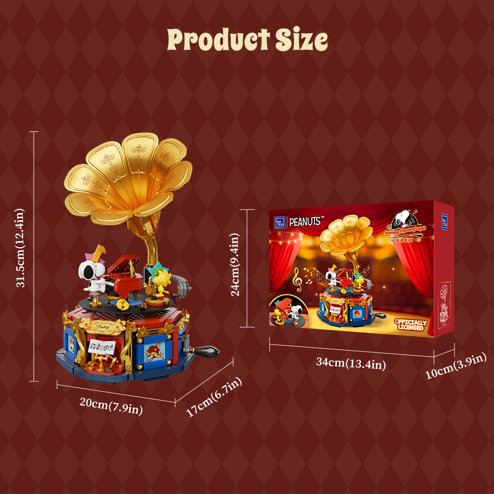 Pantasy x Snoopy Phonograph 86911 - Image 8 of 8 | TheBrickTube