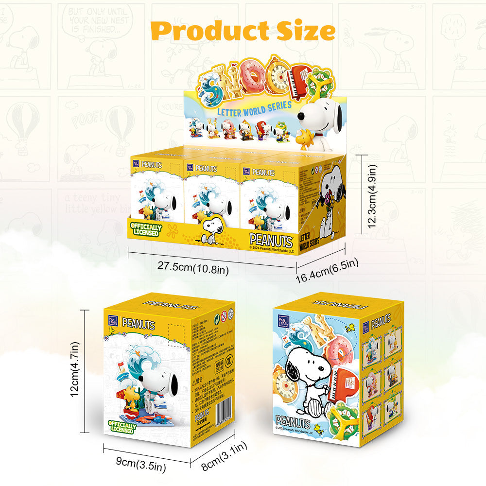Pantasy x Snoopy Letter World Series Blind Box - Image 10 of 14 | TheBrickTube