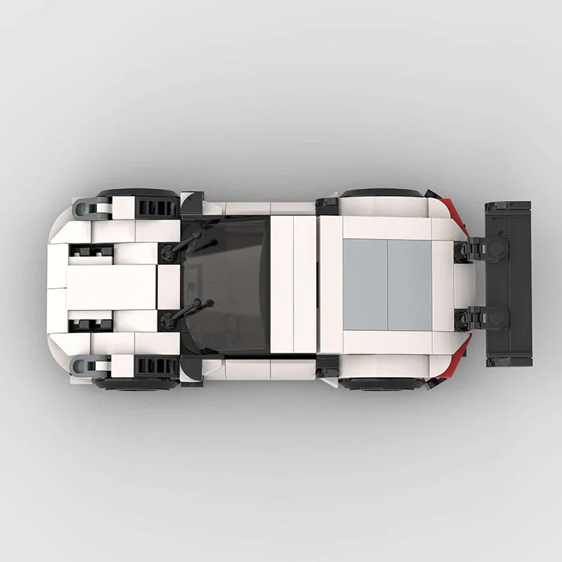 Porsche 911 GT3RS 992 brick model - display view - TheBrickTube