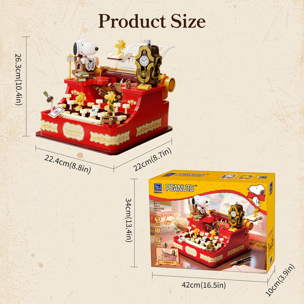 Pantasy x Snoopy Typewriter 86917 - Image 9 of 9 | TheBrickTube