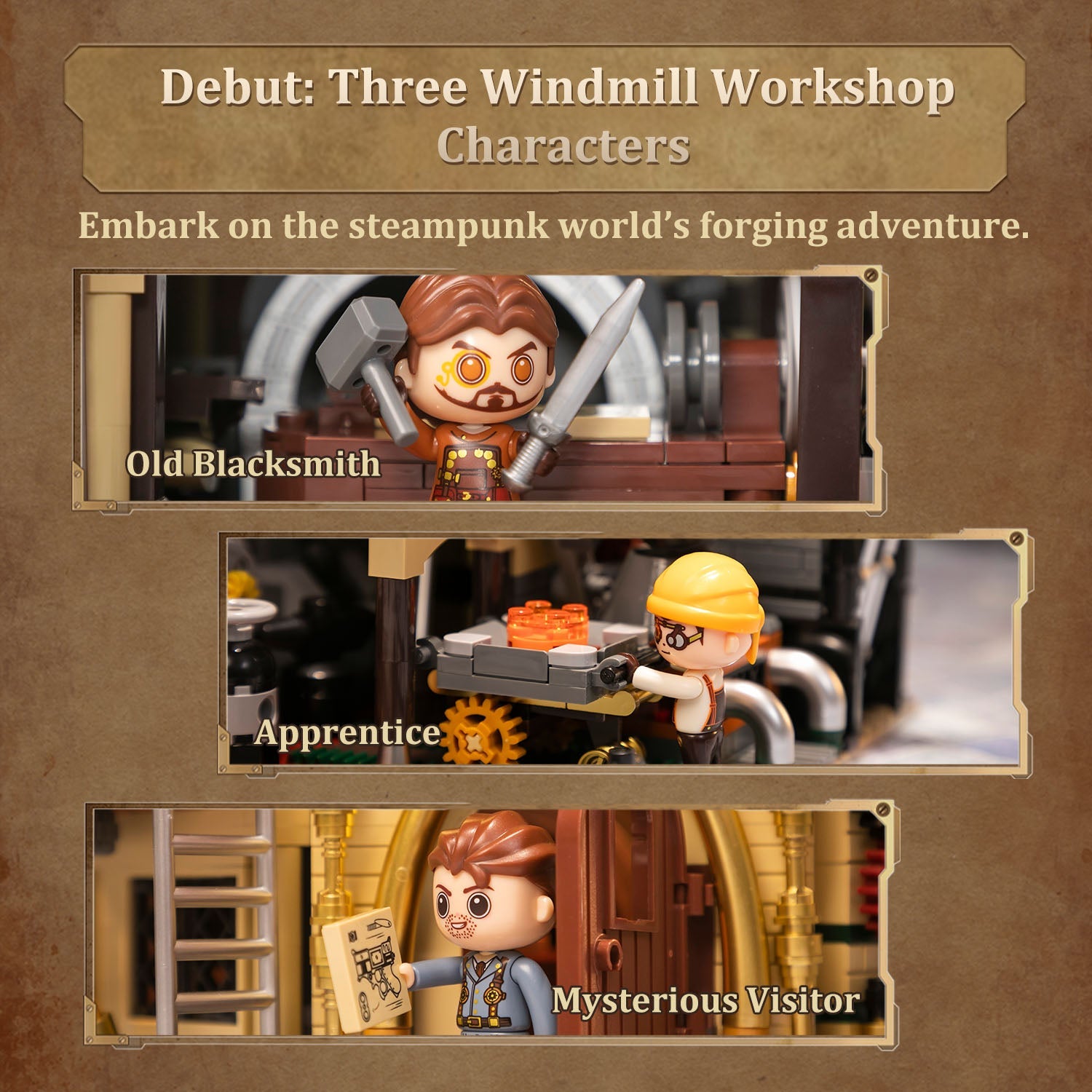 Pantasy Steampunk Windmill Workshop 85026 - Image 7 of 8 | TheBrickTube