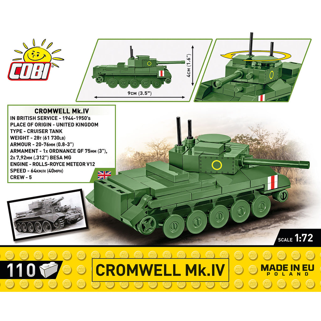 Cromwell Mk. IV Tank 1:72 Scale Building Set - Image 4 of 6 | TheBrickTube