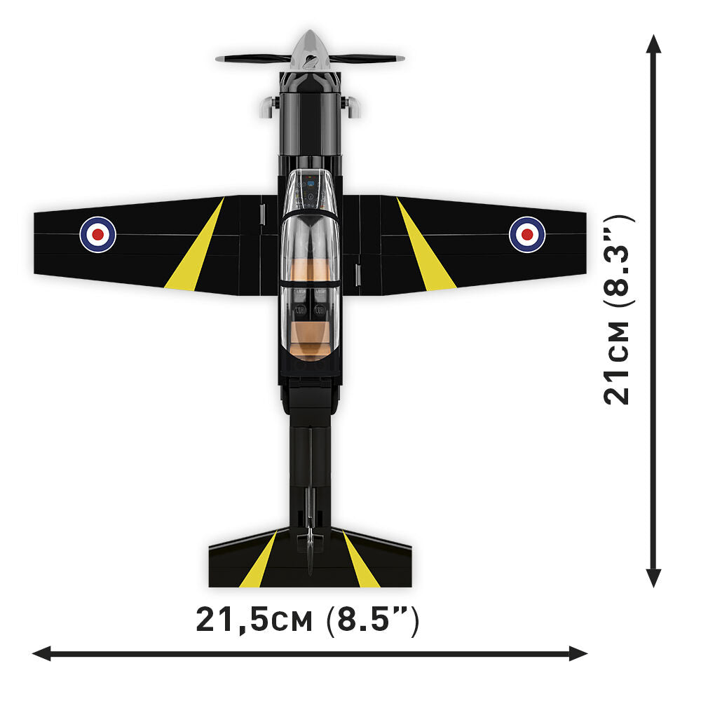 Beechcraft T-6 Texan II Turboprop Black Building Set - Image 5 of 6 | TheBrickTube